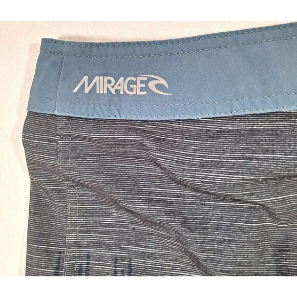 Rip Curl Mirage Men's Board Shorts Blue/Gray Surf Swim Trunks Size 30 Zip Pocket - Picture 8 of 8